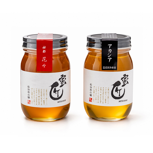 蜜匠®｜神都花々・アカシア 600g×2本 ギフトセット