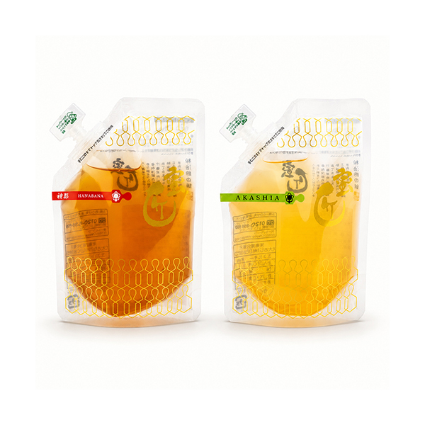 蜜匠®｜神都花々・アカシア 140gパウチ×2個 ギフトセット