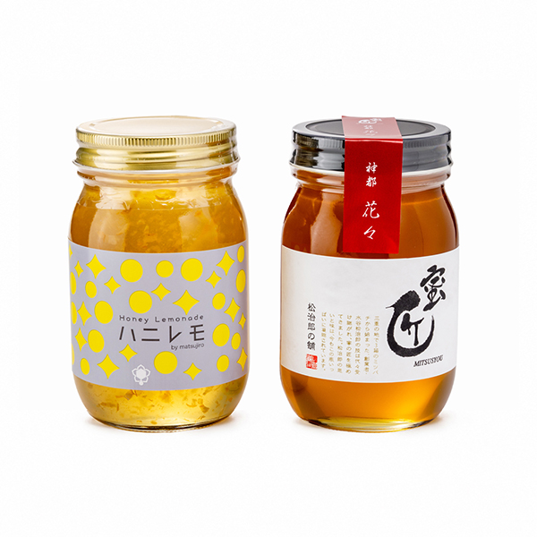 ハニレモ®｜蜜匠® 新都花々 600g×2本 ギフトセット