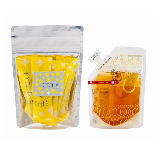ハニレモ® スティックタイプ｜蜜匠® 神都花々 140gパウチ ギフトセット